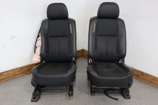 17-18 Nissan Titan XD Full Power Seat Set (Black) RH Front Blown Bag (Tested)