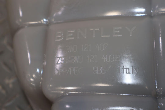 06-12 Bentley Continental GT GTC Coolant Recovery Bottle With Cap 3W0121403E