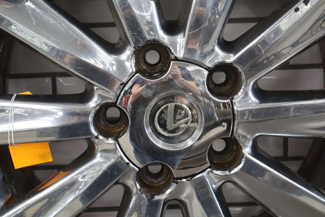 1998-2002 Lexus LX470 20x8.5 Black-Chrome 10-Spoke Wheels