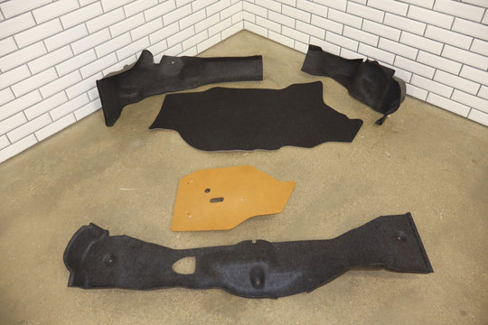 99-05 Mazda Miata NB Black (NB0) Trunk Carpet Cleanout W/Backer Board