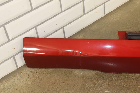 14-15 Chevy Camaro Left Driver Rocker Molding Red Rock Metallic (G7P) Scuffed