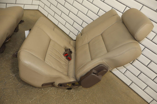 1996-1997 Lexus LX450 Land Cruiser Pair Rear 2nd Row Leather Seats (Beige LC43)