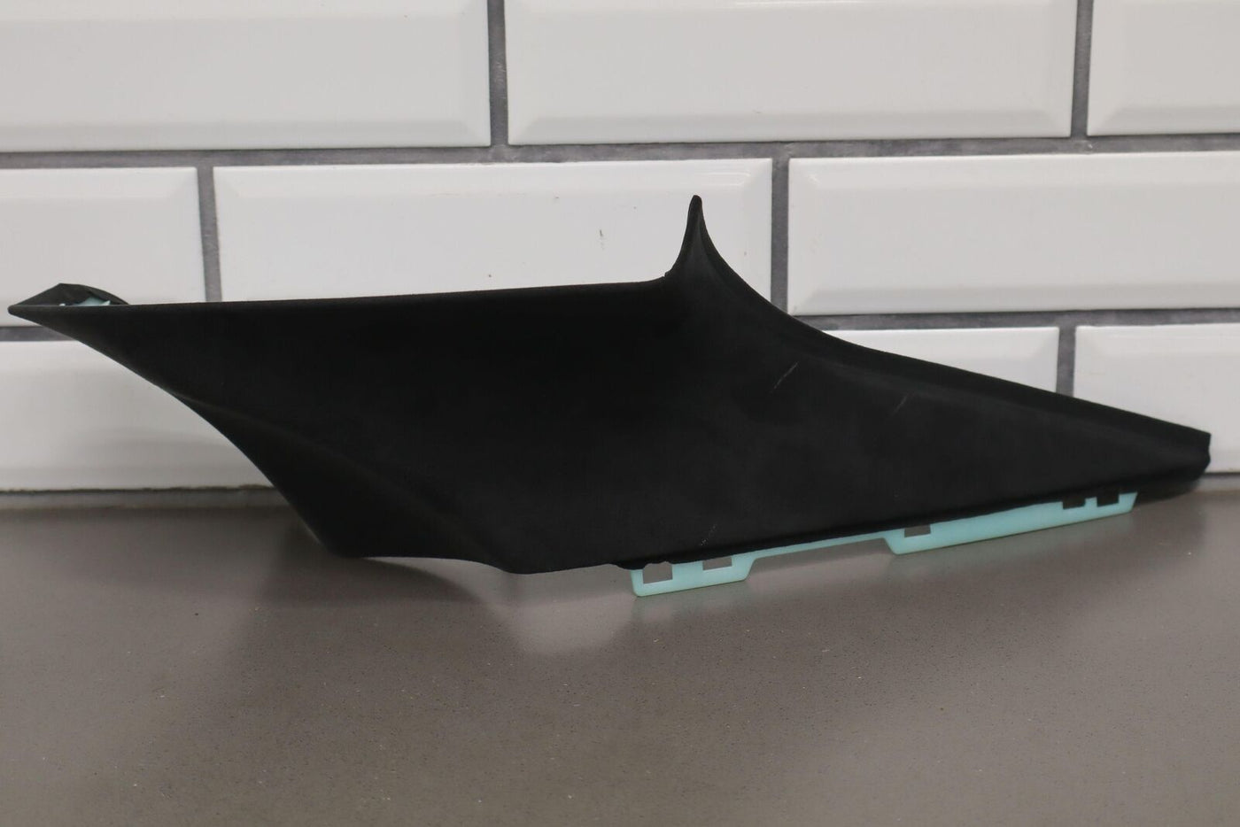 1220 Tesla Model S Passenger Right Upper Interior C Pillar Trim (Black Suede) J & J Auto Wrecking