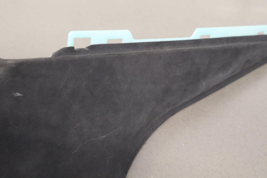 12-20 Tesla Model S Left LH Interior Upper C Pillar Trim Panel (Black Suede)