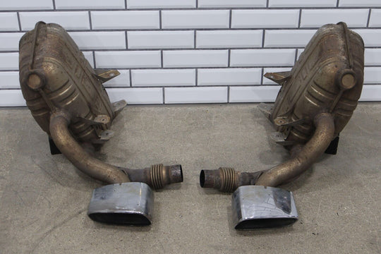 06-08 Porsche 911 997 Targa 4 Pair LH&RH OEM Exhaust Mufflers (43K Miles)