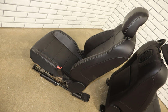 15-17 Ford Mustang Convertible Heated/Ventilated Leather Seat Set (Front/Rear)