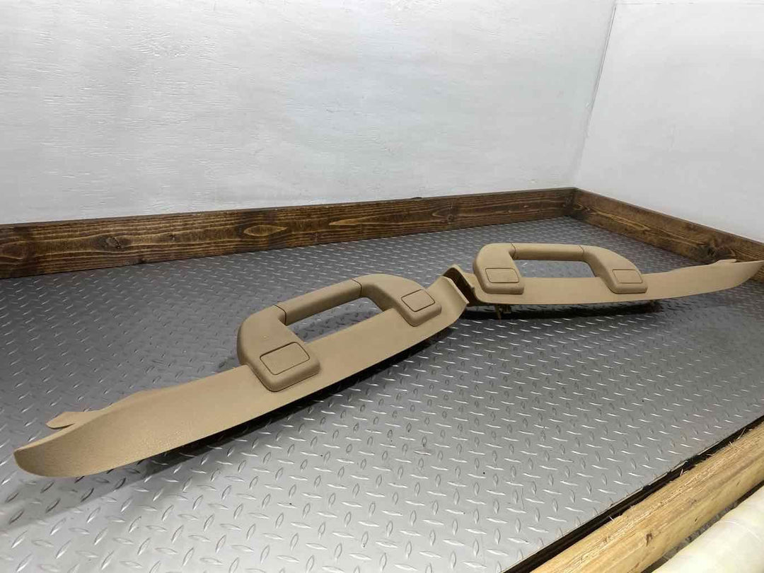 08-10 Ford F250SD Pair Left & Right Interior A Pillar Trim Panels (Camel 5P8CA)