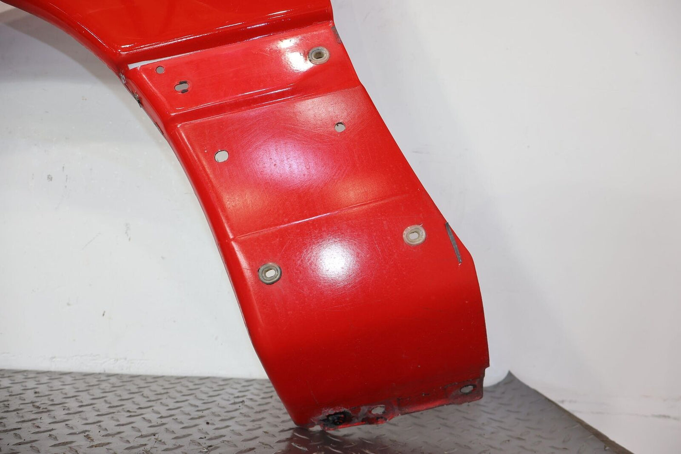 91-99 Mitsubishi 3000GT Driver Left Fender (Resprayed Red R71) Some Blemishes