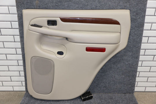 04 Cadillac Escalade Rear Right RH Interior Door Trim Panel (Shale 152) Leather