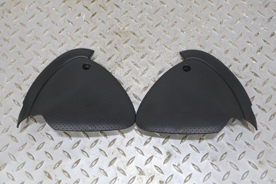 00-03 Honda S2000 AP1 Pair LH&RH Console Mounted Kick Trim Panels (Black BK)