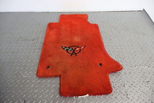 97-04 Chevy Corvette C5 Pair LH&RH Of Carpet Floor Mats Front (Torch Red 70i)