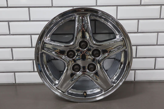 97-99 Chevy Camaro Single (1) 16x8 Chrome 5 Spoke Wheel *Mild Corrosion*