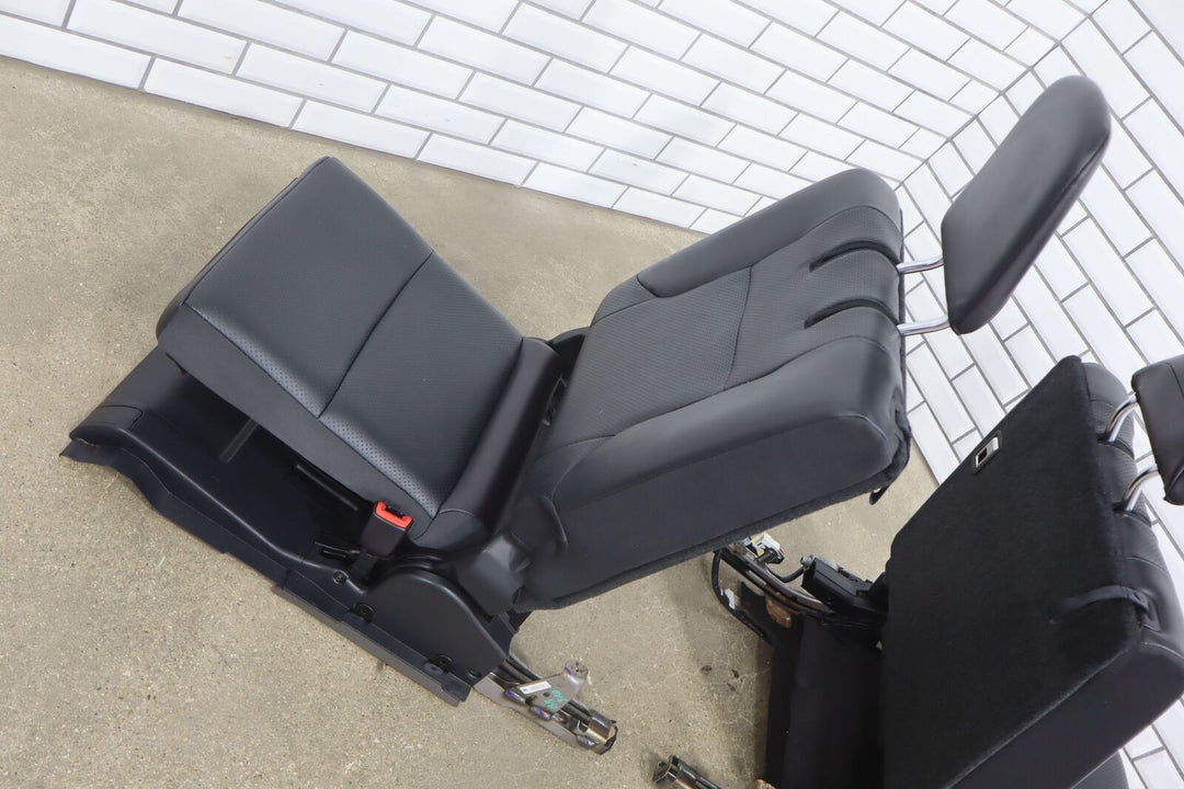 10-13 Lexus GX460 Pair LH&RH Leather Rear 3rd Row Seats (Black 20) Lt. Wear