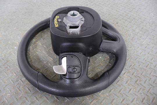 15-18 Dodge Charger R/T OEM Leather Steering Wheel W/ Shifters (Black X9)