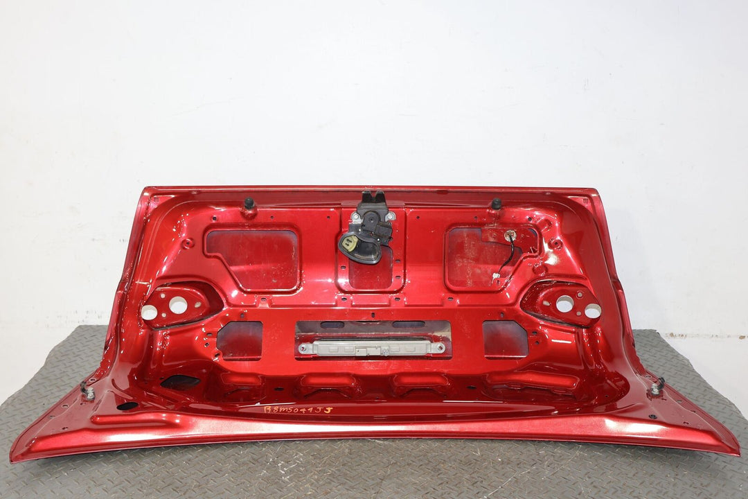 08-15 Mitsubishi Lancer EVO X Rear OEM Trunk Deck Lid (Rally Red P26) See Photos