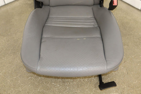 2003-2004 Porsche Boxster 986 Right Passenger Leather Seat (Gray Y1) Burn Marks