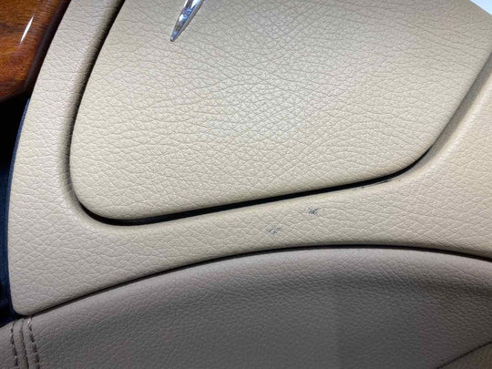 03-09 Mercedes E350 W211 REAR Right RH Leather Door Trim Panel (Brown 144A)