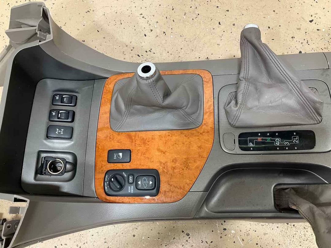 03-06 Lexus GX470 Center Floor Console W/ Boot & Trim & Switch (Gray)