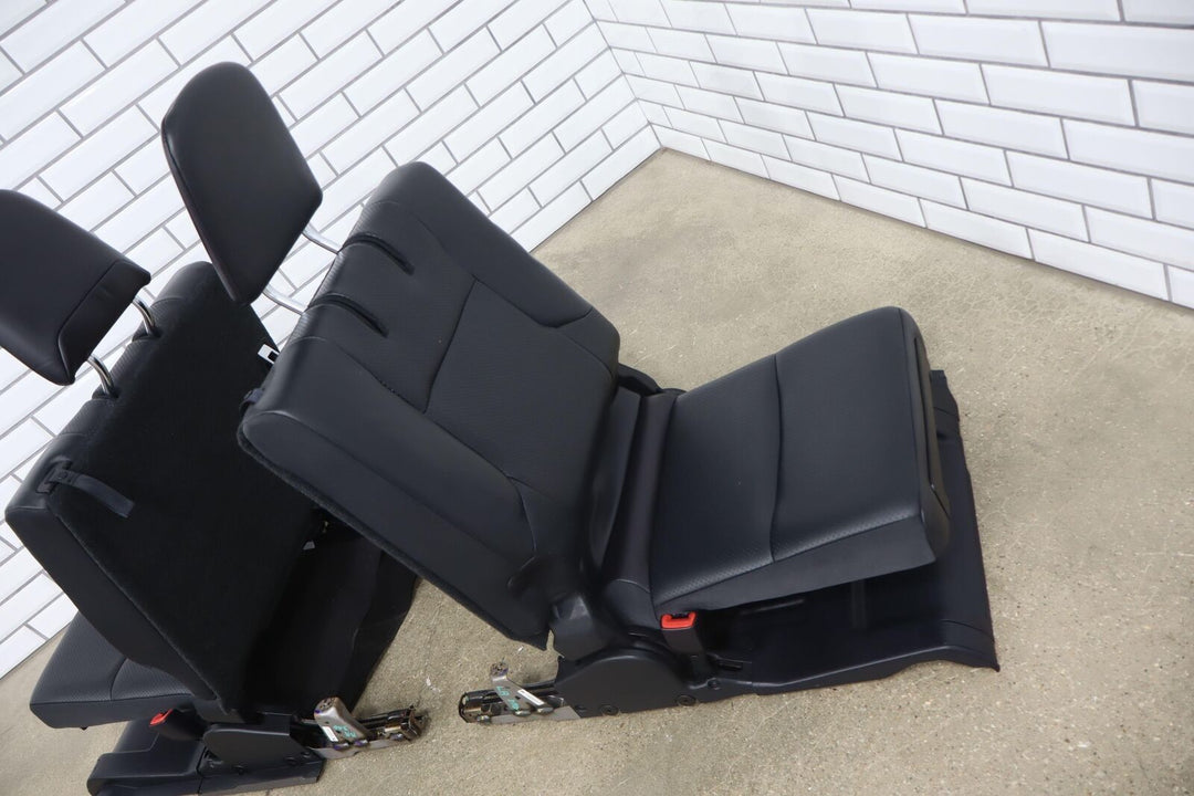 10-13 Lexus GX460 Pair LH&RH Leather Rear 3rd Row Seats (Black 20) Lt. Wear