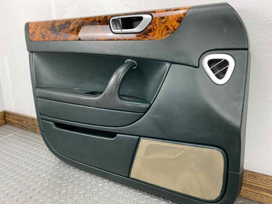 06-12 Bentley Flying Spur Front Left LH Interior Door Trim Panel (Spruce/Ochre)