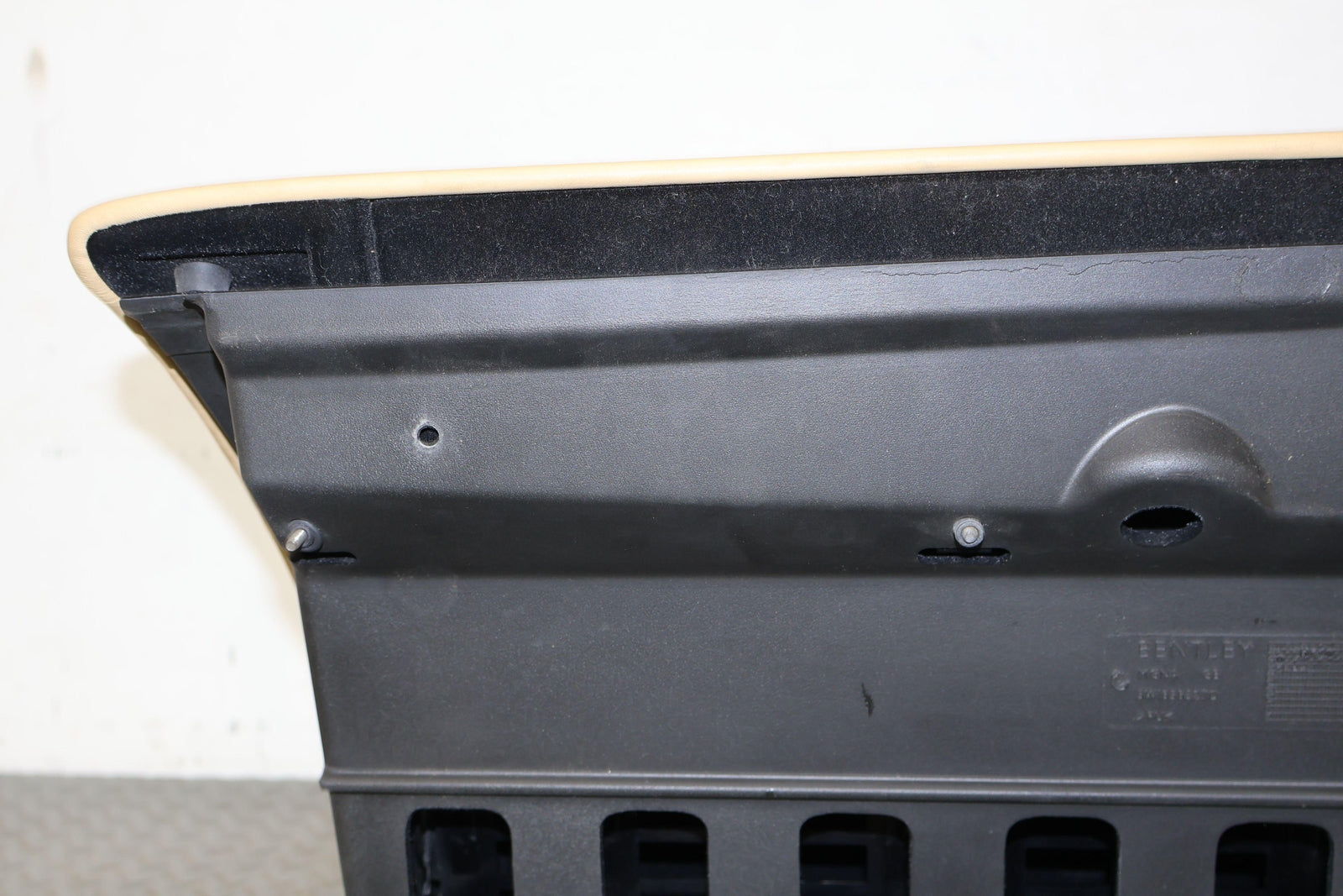 03-10 Bentley Continental GT Leather Glove Box Compartment Door