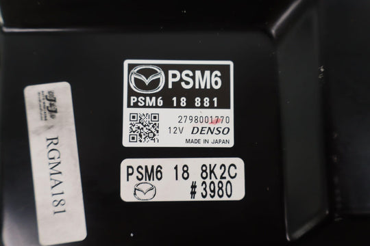 2016-2018 Mazda Miata ND 2.0L Skyactiv-G Engine Control Module ECU (PSM6188K2C)