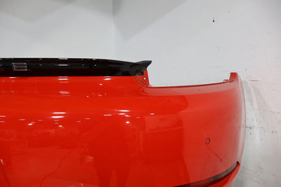 17-19 Porsche Cayman 718 OEM Rear Bumper W/Camera & Park Assist (Guards Red G1)