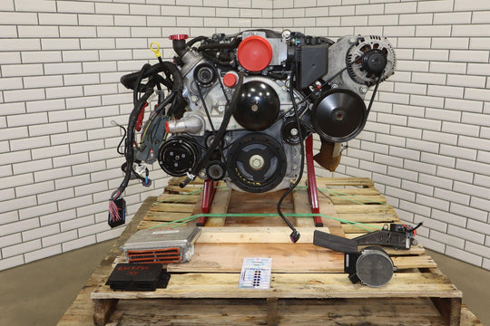 Chevy 5.7L V8 LT1 Engine Dropout Swap W/Accessories ECU 44K Miles *Video Tested*