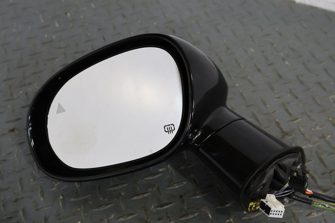 15-19 Dodge Challenger Power Heated Left LH Door Mirror (Pitch Black PX8) Tested