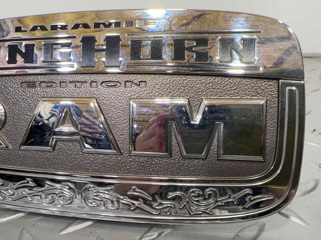 11-18 Ram 1500 Laramie Longhorn Chrome Rear Tailgate Emblem Badge Nameplate