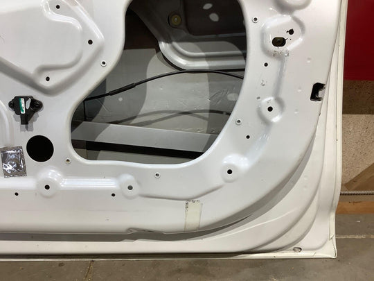 12-15 Tesla Model S FRONT Right RH Passenger Door SHELL (White Water Pearl PPSW)