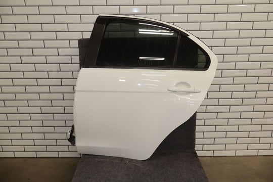 08-15 Mitsubishi Lancer Evolution Evo X Driver Left Rear Door (White W37)