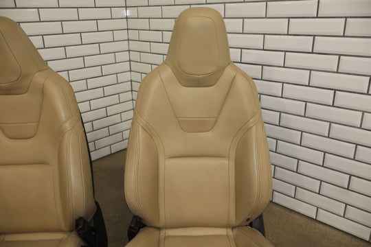 2016 Tesla Model S Gen 3 Seat Set (Front/Rear) Tan Leather