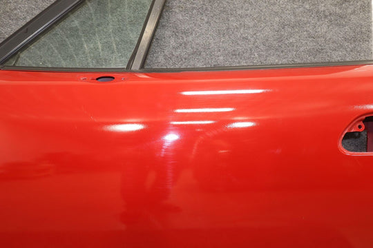 01-05 Mazda Miata NB LH Left Driver Door Shell (Red Repainted) See Photos