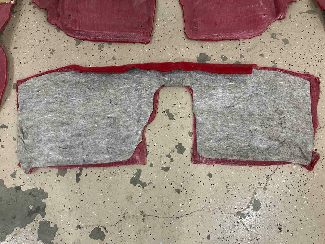 84-89 Chevy C4 Corvette Interior Cabin Carpet (Red 62I) See Notes