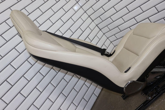 2016-2020 Tesla Model X Rear 2nd Row Left LH Leather Seat (Cream) Blown Bag