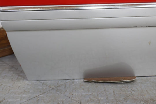 88-91 Buick Reatta Right RH Passenger Door W/ Glass (Bright Red 66i) Resprayed