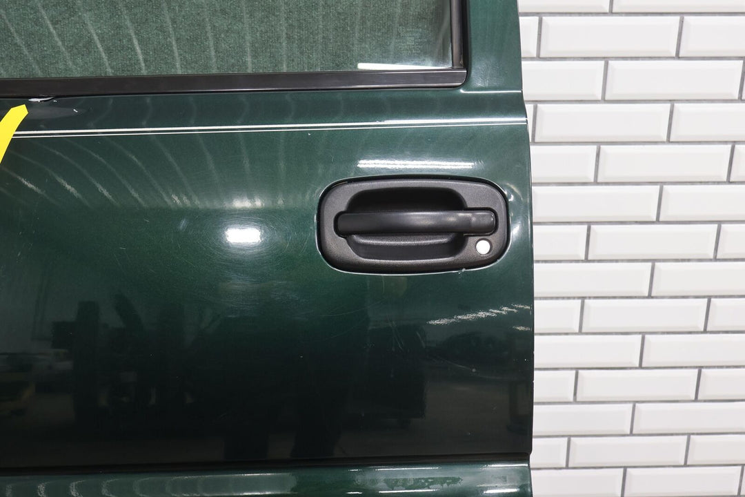 99-06 Silverado Sierra Crew Cab Front Left Electric Door W/ Glass (Dark Green)