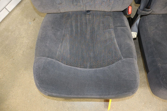 01-02 Chevy GMC 2500HD Crew Cab Cloth Bench Rear Seat (Graphite 12D)