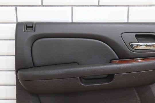 2010-2013 GMC Sierra Crew Cab Left Rear Interior Door Trim Panel (Black 193)