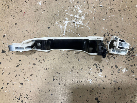 14-19 Infiniti Q50 Rear Left LH Outer Exterior Door Handle (Pure White QAW)