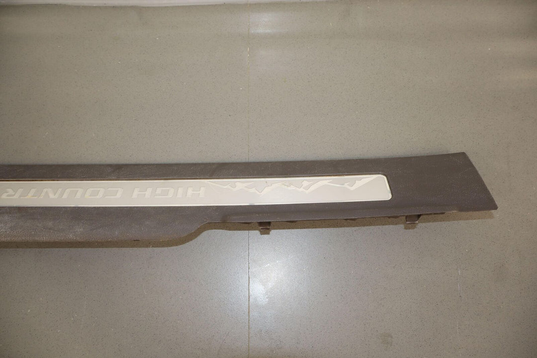 2014 Chevy Silverado High Country 4 Piece Saddle Sill Plate Set (Front/Rear)