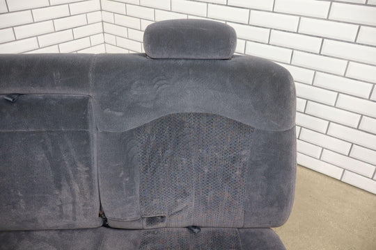 01-02 Chevy GMC 2500HD Crew Cab Cloth Bench Rear Seat (Graphite 12D)