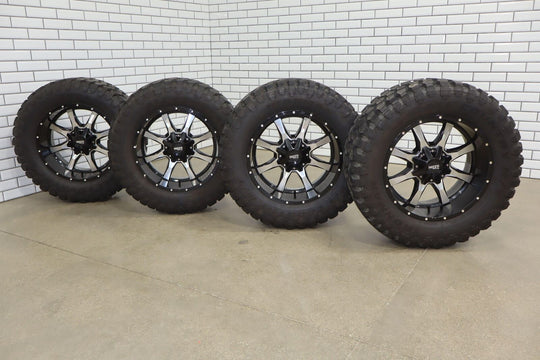 2009-2018 Ram 2500 8x165 20x10 Moto Metal MO970 Wheels / 35" Tires Set (4)