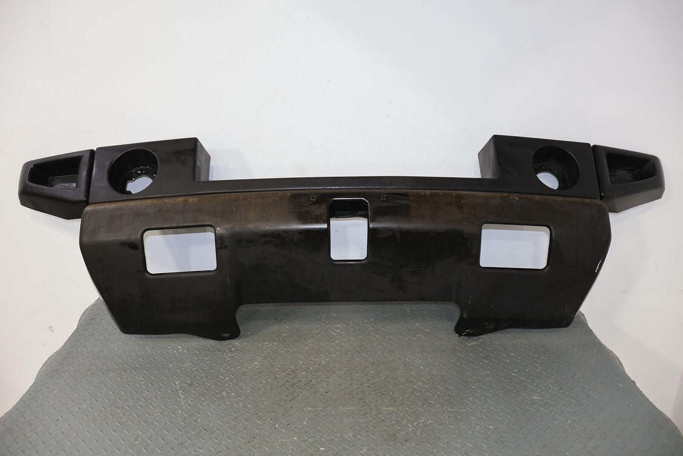 03-09 Hummer H2 Front Black Bumper & 3 Covers W/O Fog Lights (Textured Black)