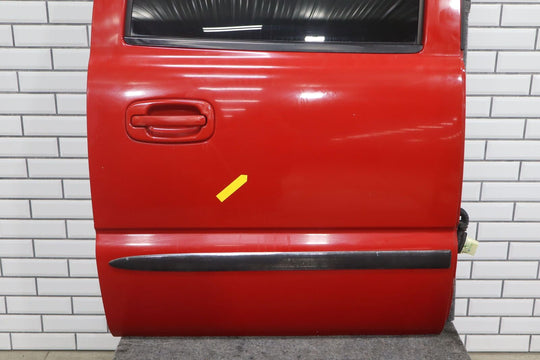 03-07 GMC Sierra Silverado Crew Cab Right Rear Door (Fire Red 74U)