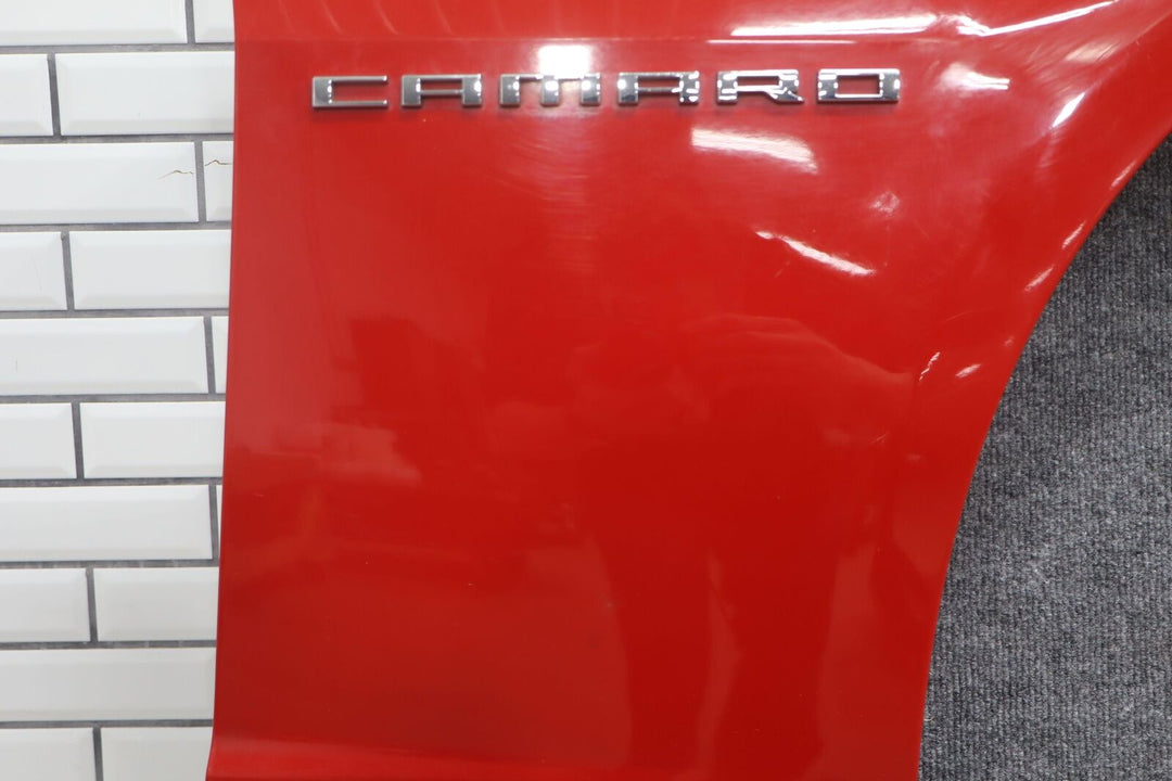 10-15 Chevy Camaro Right Passenger Fender Victory Red *Some Damage/See Photos*