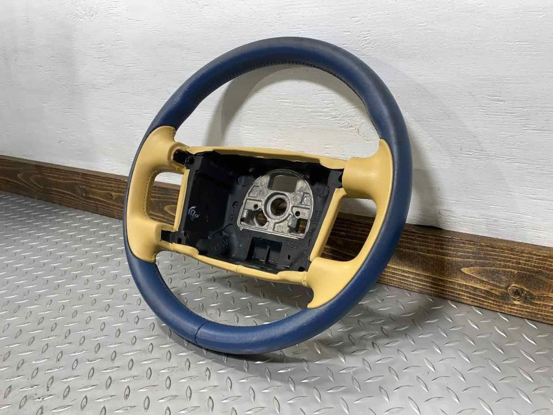 03-10 Bentley Continental GT Leather Steering Wheel (Blue/Tan) See Description