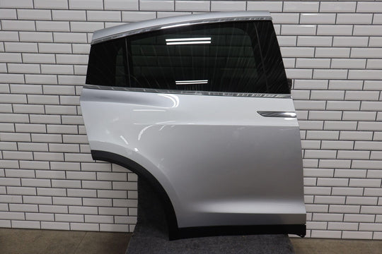 16-20 Tesla Model X Rear Right RH Falcon Door W/ Glass (Silver Metallic PMSS)