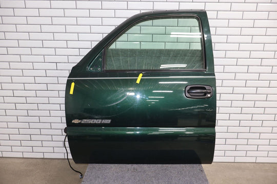 99-06 Silverado Sierra Crew Cab Front Left Electric Door W/ Glass (Dark Green)